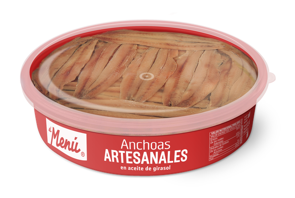 Home-made Anchovies in Sunflower Oil