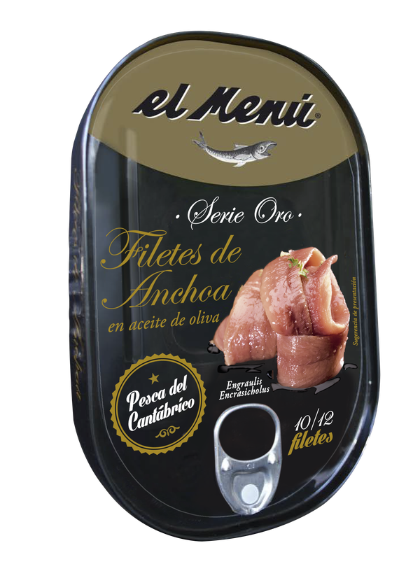 Cantabrian Anchovy Fillets in Olive Oil - Hansa 125 gr.