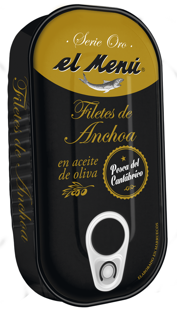 Filetes de Anchoa del Cantábrico en Aceite de Oliva - 50 gr.