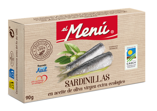 Sardinillas en Aceite de Oliva Virgen Extra Ecológico