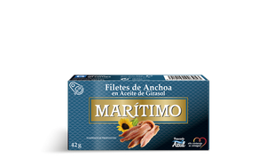 4Filetes de Anchoa Marítimo Ac. Girasol 42 gr